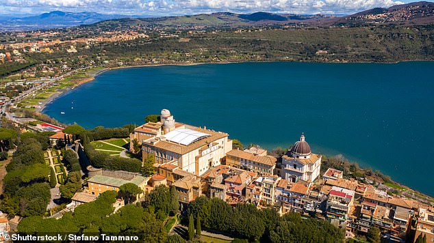 The palace of Castel Gandolfo, a 135-acre complex of buildings 25km outside of Rome, is set in in the Alban Hills with panoramic views of Lake Albano