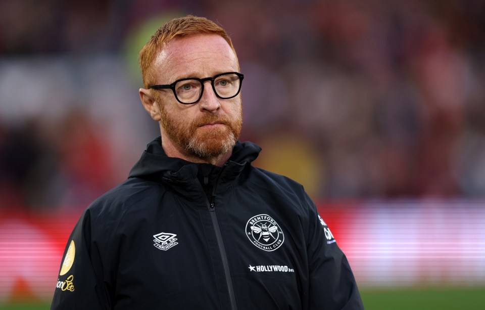 NOTTINGHAM, ENGLAND - NOVEMBER 05: Ben Ryan, Director of Elite Performance for Brentford looks on during the Premier League match between Nottingham Forest and Brentford FC at City Ground on November 05, 2022 in Nottingham, England. (Photo by Paul Harding/Getty Images)