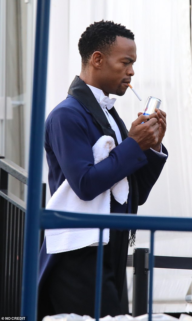 ohannes Radebe not only revealed his own smoking habit, but revealed that a lot of his fellow Strictly pros enjoy a cigarette, with his own smoking increasing during the show (pictured in 2023)