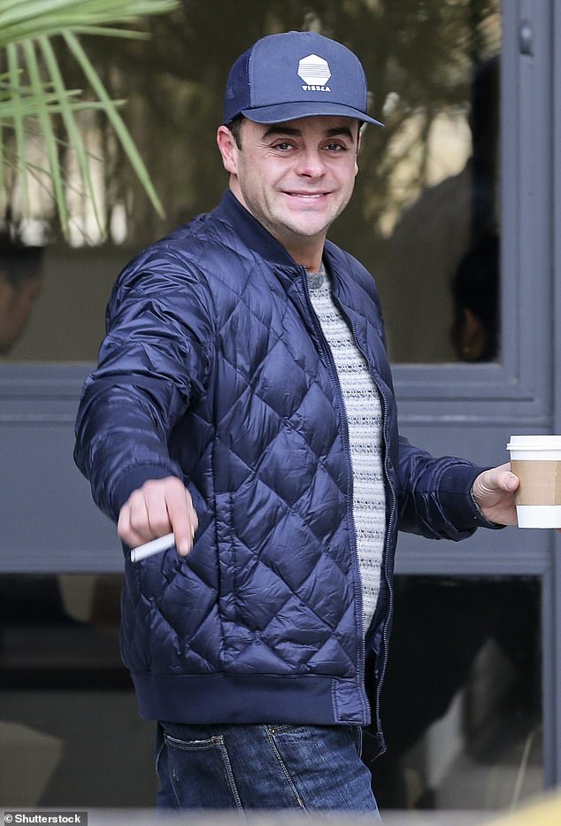 ITV presenter Ant McPartlin has in recent years swapped his bad smoking habit for an e-cigarette (pictured 2016)