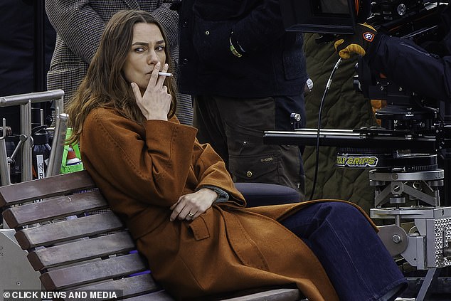 Keira Knightley was pictured smoking a cigarette in December 2023 in London and has said she started smoking from a young age after she rolled cigarettes for her mother
