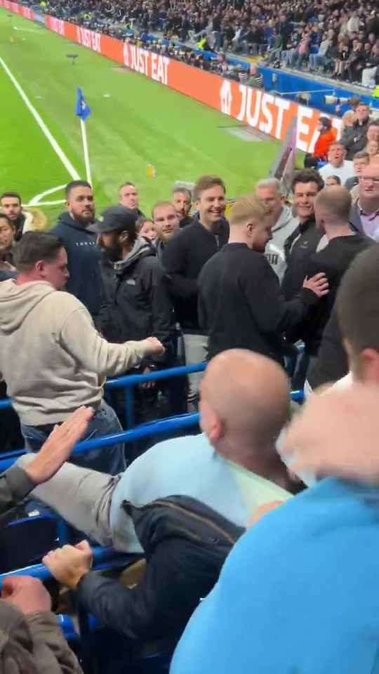 Stamford Bridge brawl.