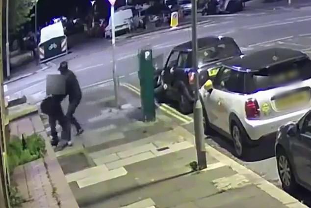 Boxall grabbed his victim and dragged her into the car before driving off with her screaming