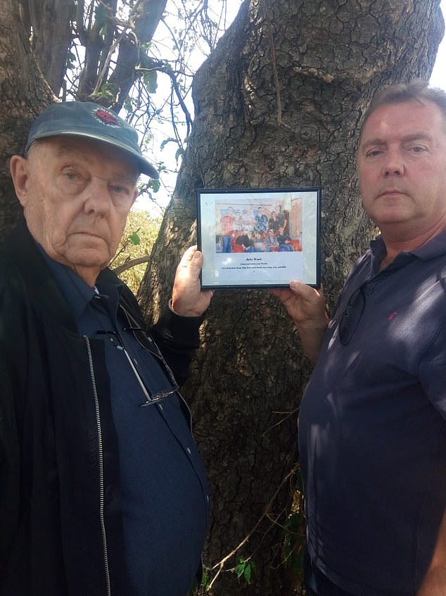 On the 30th anniversary of her death in 2018, Julie's father John and brother Bob paid a poignant visit to the spot where she was found and pinned a group family photo to a tree