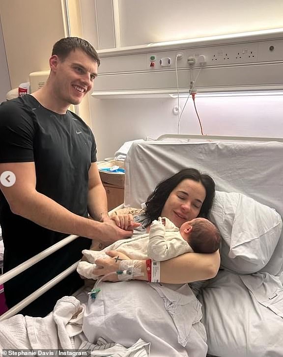 Stephanie said Samuel, who she shares with boyfriend Joe McKalroy, suffered 'three episodes' and so was taken to hospital