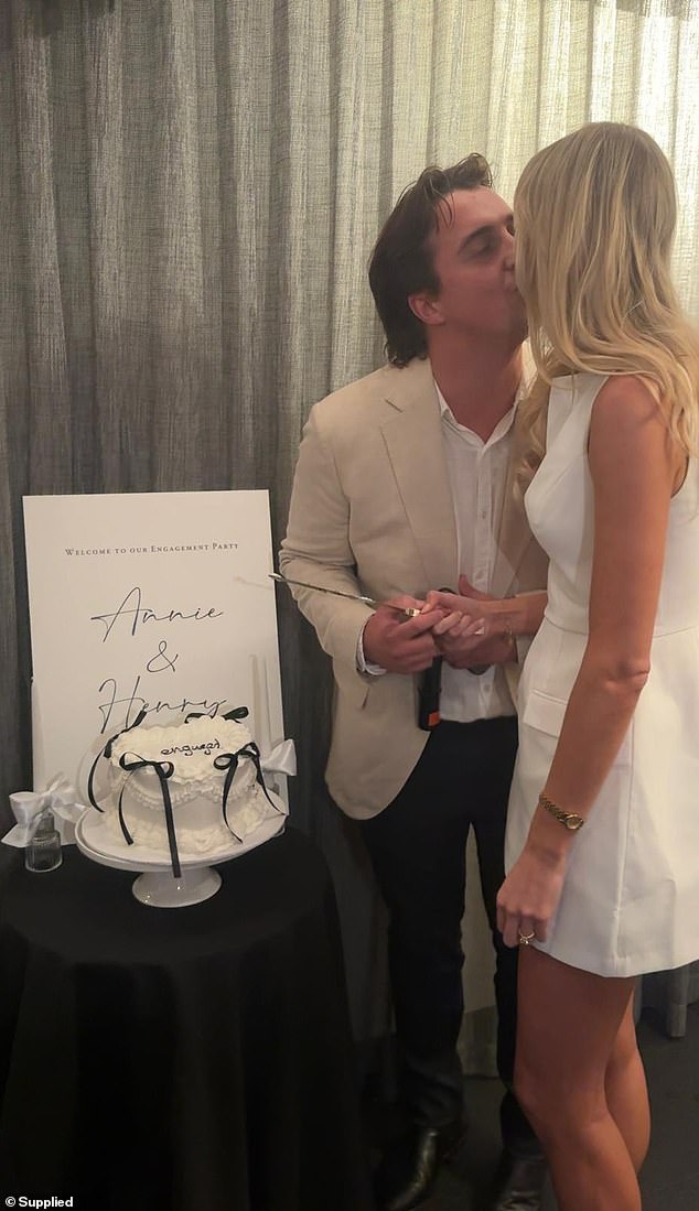 The happy couple, who have been friends for ten years, got engaged in March just one week after rekindling their relationship