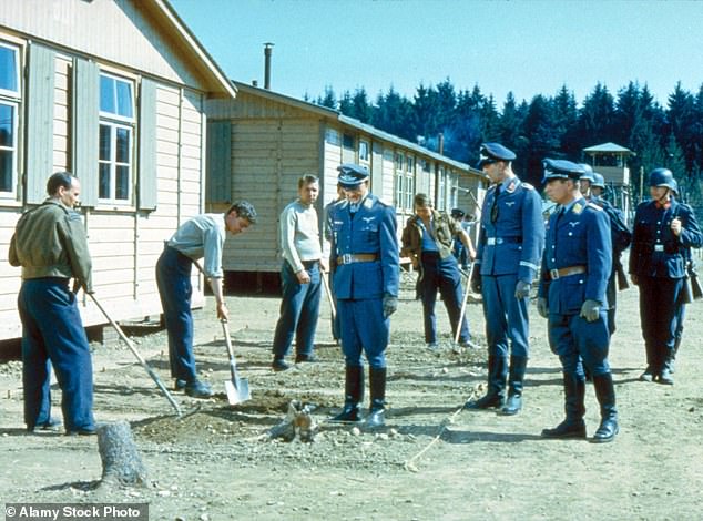 A still from the 1963 war epic The Great Escape, about a group of Allied soldiers plotting to break out of a German prisoner of war camp, which finished third in the poll