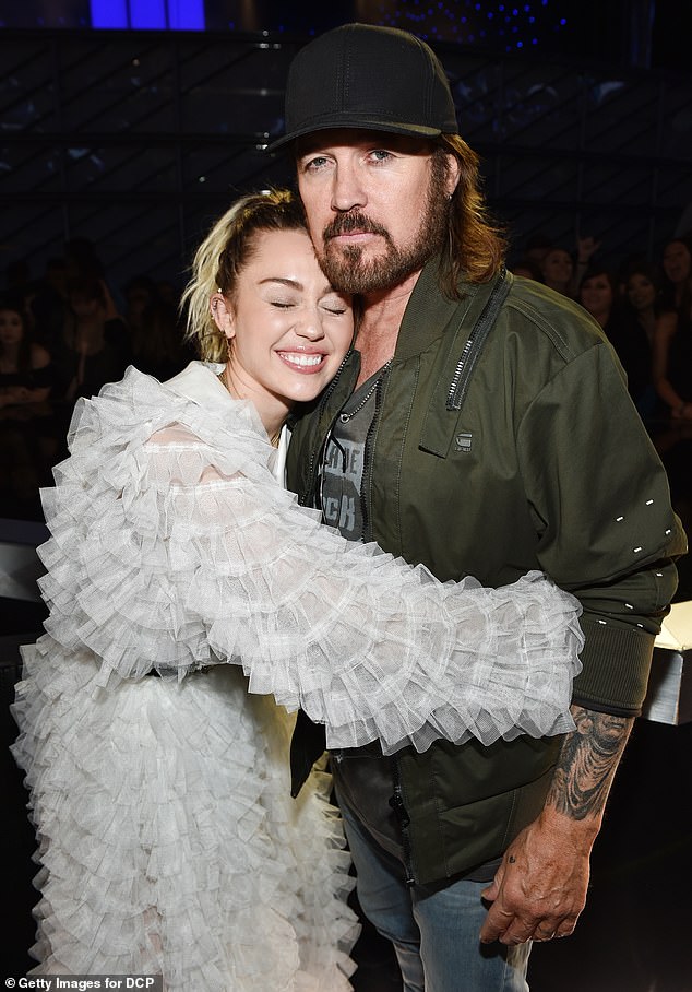 Speculation of a possible rift between Miley and Billy arose this year - and a few months earlier in March, a source told DailyMail.com that she is worried her father could ruin her music comeback; seen in 2017 in Las Vegas