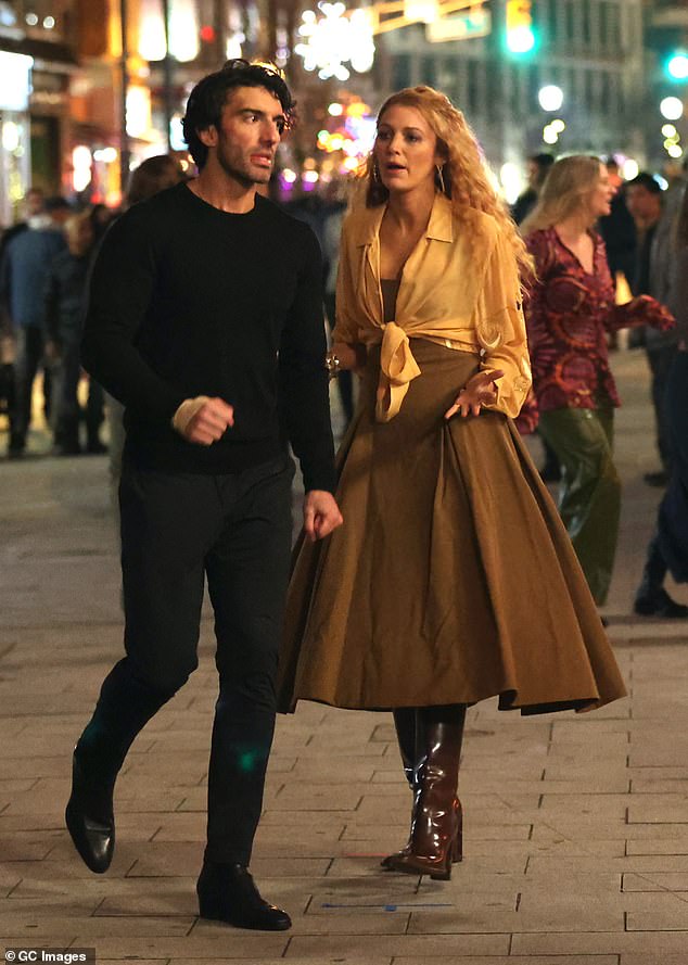 Even though his film is in competition, Baldoni is choosing to step back to as he and his production company have been locked in a contentious legal battle with Reynolds and Lively over her and Baldoni's movie It Ends With Us; pictured January 2024 in Jersey City