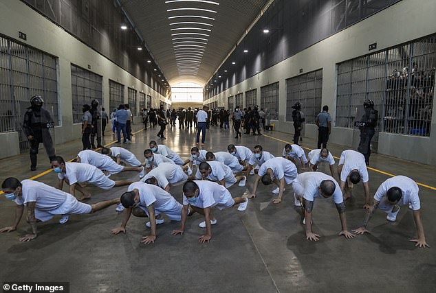 Garcia is being held at the notorious Terrorism Confinement Center in El Salvador