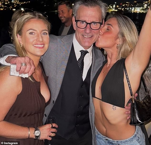 The 60-year-old says there were some tears but also plenty of laughs as he hosted his last big bash surrounded by friends, including Holly Jenkins and Kaylee Brown