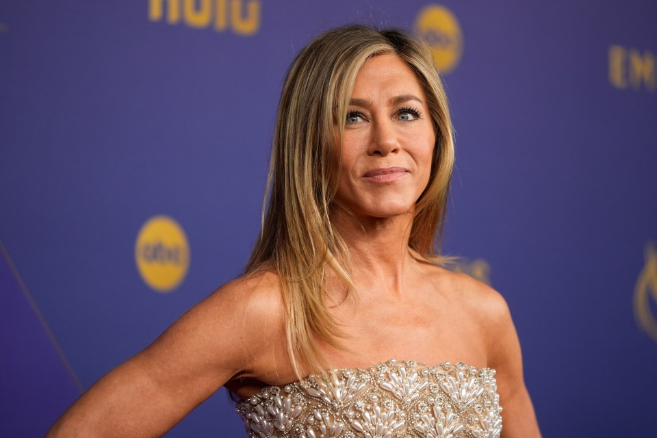 Jennifer Aniston at the Primetime Emmy Awards.