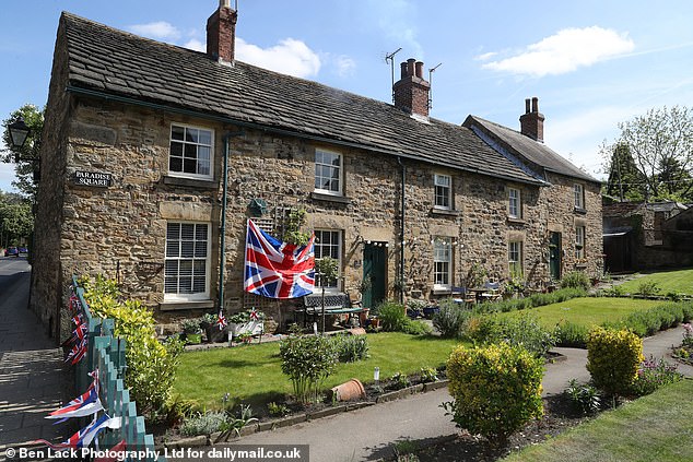And the result - a tranquil English village, with only a teashop, grocers, post office and a country pub