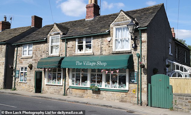 There are no supermarkets and even takeaways have been banned by village elders (Pictured: The Village Shop)
