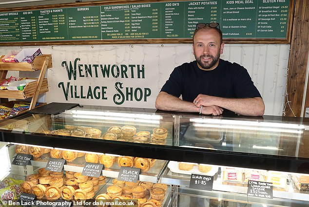 Daniel Wild, (pictured) who runs the village shop with his wife Katie, said: 'Look anything that will help footfall has to be a good thing'