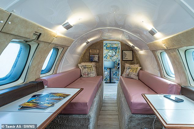 The £170-a-night stay sleeps four in two bedrooms