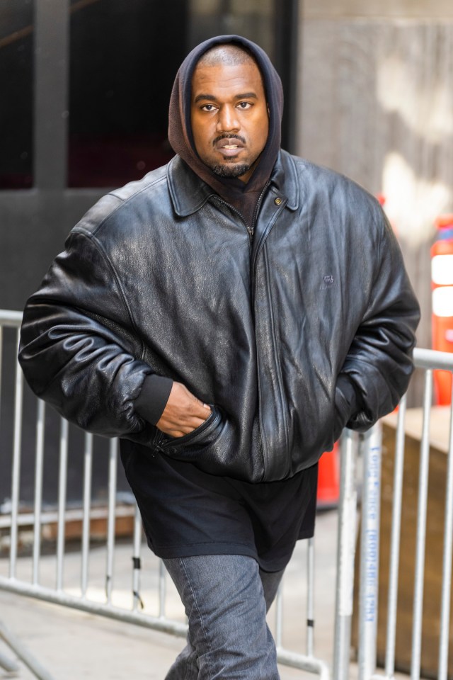 Kanye West at the Balenciaga Spring 2023 Fashion Show.