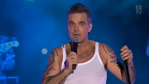 From silent dressing room encounters to challenging stage directors mid-performance, Aida has seemingly saw it all when it comes to the nation's biggest stars (pictured Robbie Williams)
