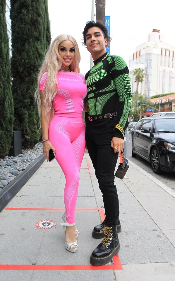 Marcela Iglesias and her son Rodrigo posing for a photo.