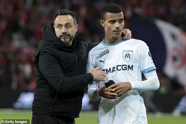 Roberto De Zerbi believes Greenwood has what it takes to become a Marseille 'great'