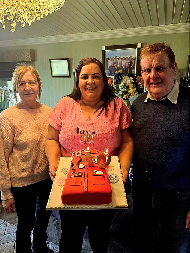 Last week, the McGirrs were awarded £75,000 in damages at the High Court in Belfast after successfully suing the pub for libel on the basis of the 'serious and defamatory accusations' Pictured: Peter and Ann with their daughter Carol
