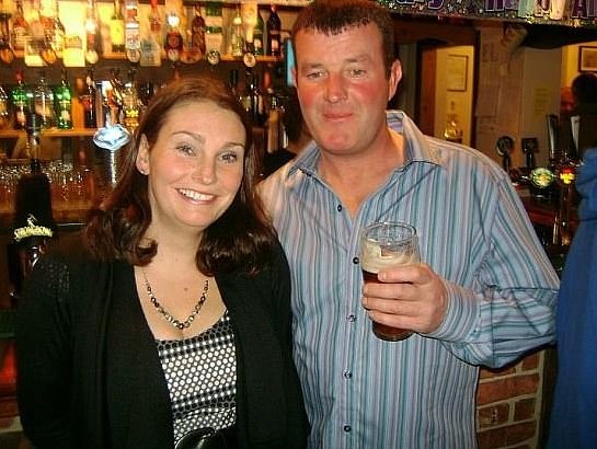 MailOnline understands that Mr Watson flew to Belfast to personally apologise to the McGirrs and offered them a complimentary meal and stay in his pub in return for dropping the legal action. Pictured: Mr Watson and his wife Rebecca