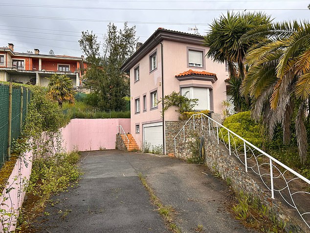 Few in the village suspected what might have been happening behind the doors of the pink property, where German professor Christian Steffen, 53, and his American wife Melissa Ann, 48, were keeping their three young sons in a self-imposed 'Covid lockdown'