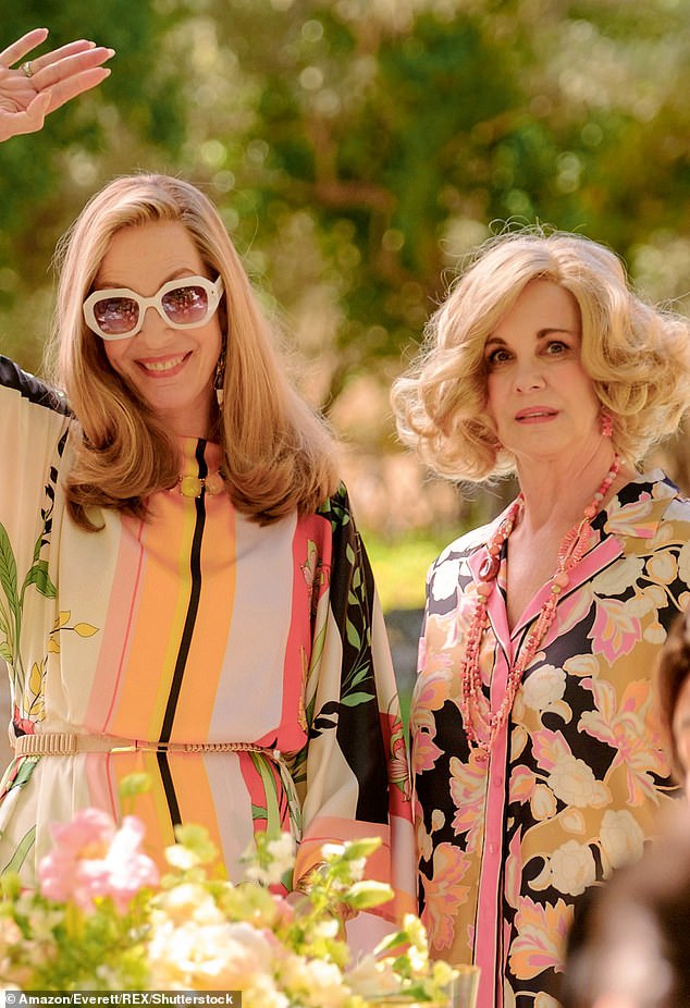 With Elizabeth Perkins (right) in just-released Another Simple Favor