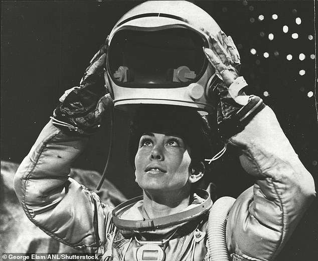 After her time on Blue Peter, Valerie went on to host the likes of Nationwide, The Money Programme and BBC Radio 4 show PM (pictured on Blue Peter)