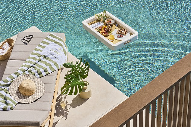Residents at Corales Villas have the option of cooking a family meal in-house, having an in-room chef (yes, really) or having a well-earned break at one of the two on-site restaurants