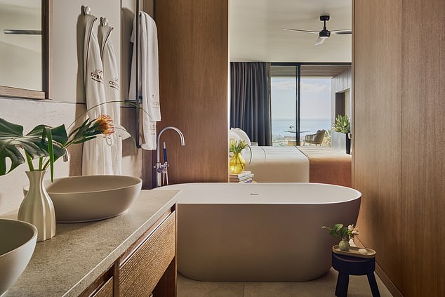 Every detail has been thought through, from the Bluetooth speakers and pillow menus to the refillable luxury Guerlain toiletries (eco points for that)