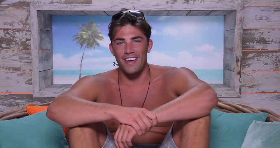 Jack Fincham on Love Island.
