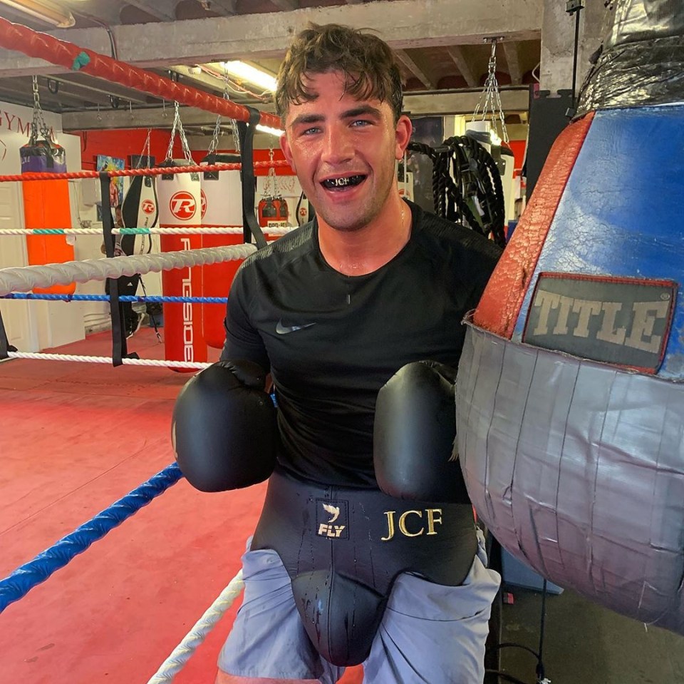 Jack Fincham boxing.
