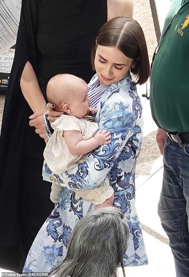 Despite the show's title, the latest series of 'Emily in Paris' is being filmed in Rome as Emily carves out a new life in the Italian city with her boyfriend Marcello, played by Eugenio Franceschini