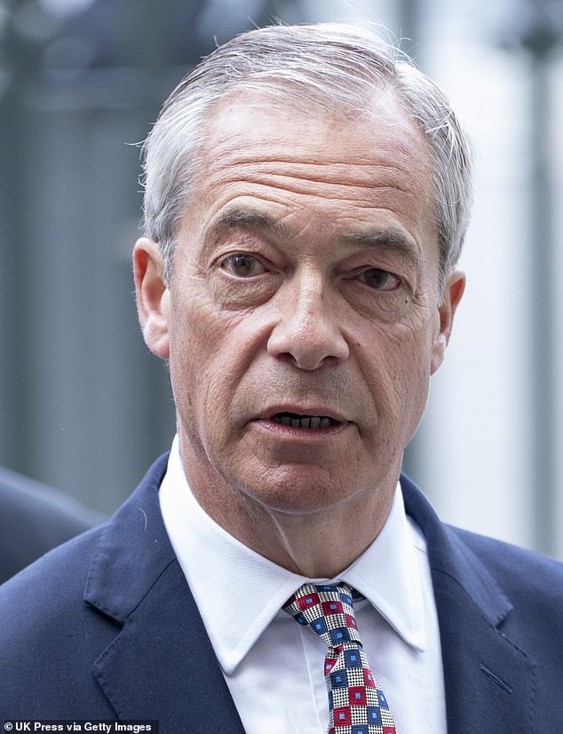 Nigel Farage (pictured) was dismissive of Ms Cooper's plan to get tougher on foreign criminals, telling The Mail on Sunday last night: ‘This is a promise that we keep hearing from our governments. They never deliver'