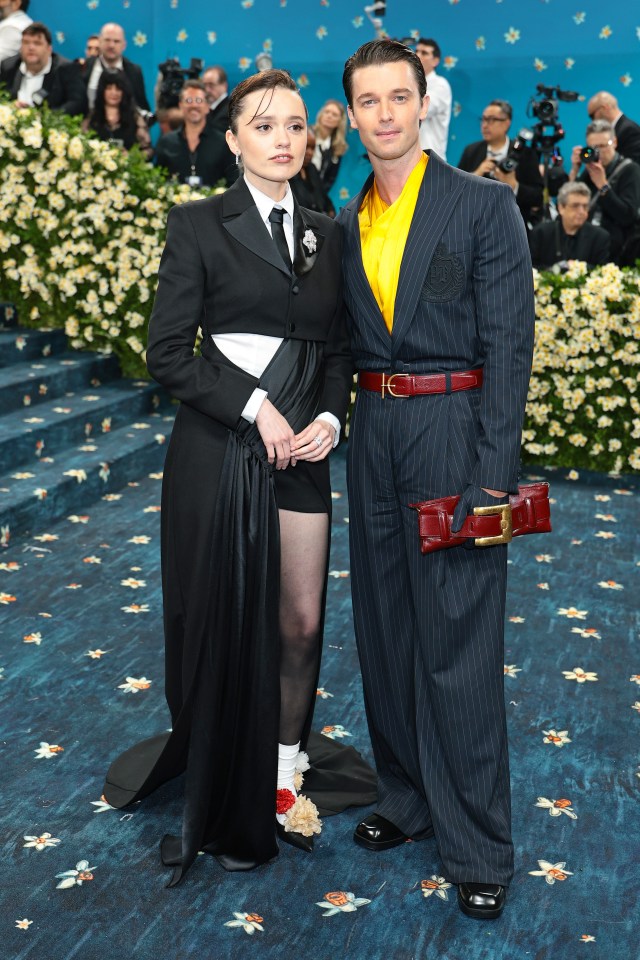 Aimee Lou Wood and Patrick Schwarzenegger at the Met Gala.