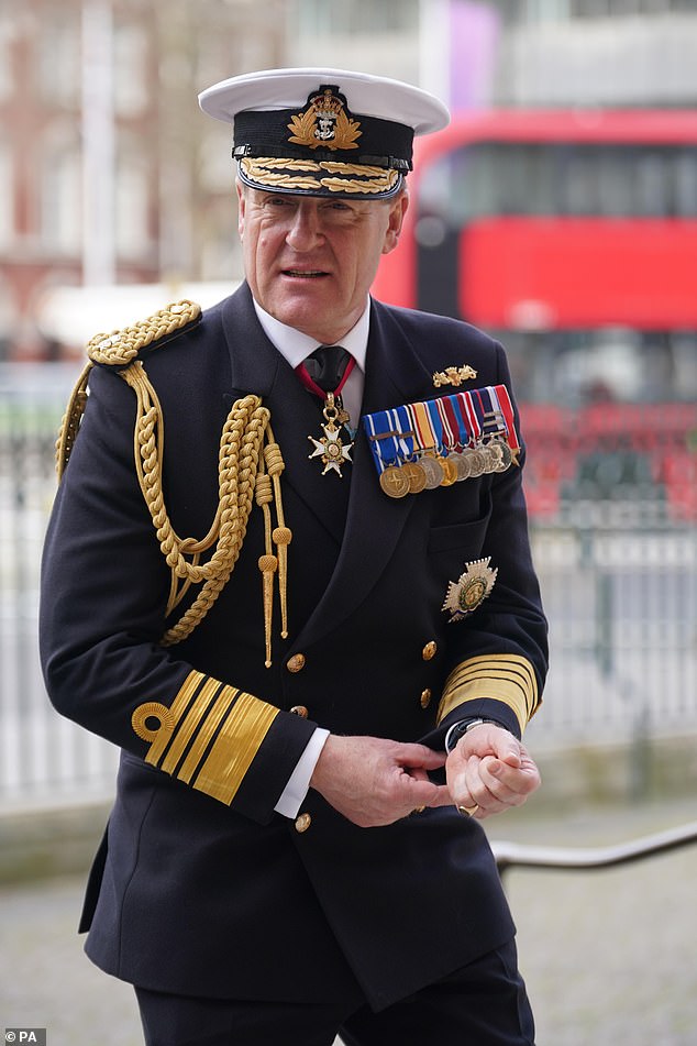 Sir Ben Key arriving for a service of thanksgiving to mark the 200th anniversary of the RNLI, at Westminster Abbey in London