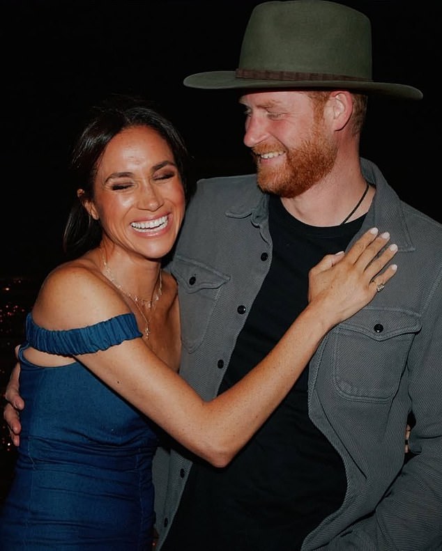 Meghan Markle shared a series of cosied up snaps of her and Prince Harry enjoying Beyonce's Cowboy Carter tour