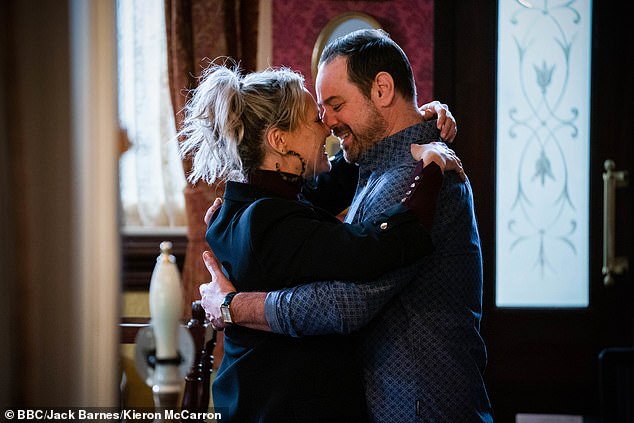 Danny also hit out at the soap storylines, particularly Mick's romance with Janine Butcher, insisting 'a lot of it is s**t'