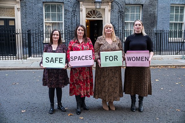 Four of the Darlington Nurses taking legal action against their employers, County Durham and Darlington NHS Foundation Trust, from left, Tracey Hooper, Bethany Hutchison, Lisa Lockey and Annice Grundy