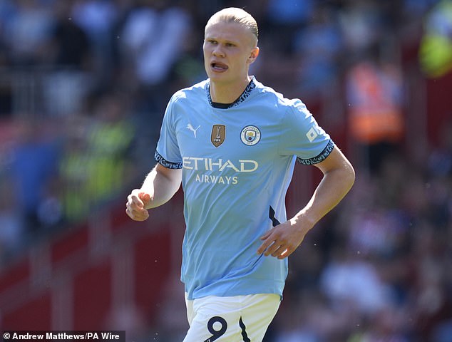 Haaland made his return from injury in Man City's 0-0 draw at Southampton on Saturday