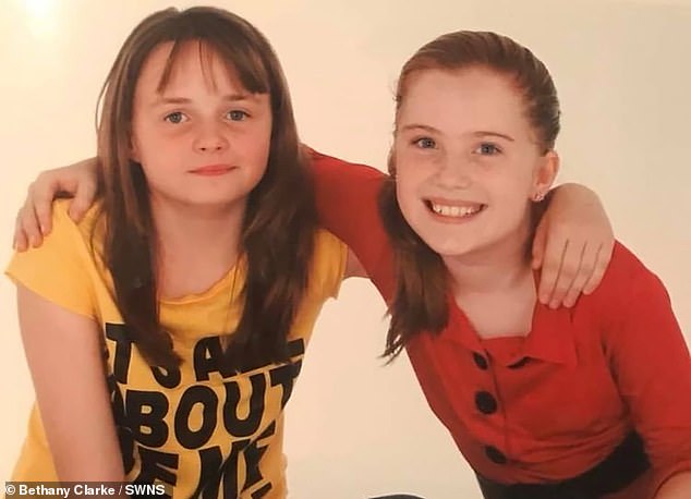 The two women met as four-year-olds in primary school, their friendship enduring as they went to different secondary schools and then when Simone (right)) went to Newcastle University, to study law, and Bethany to Southampton, to study podiatry