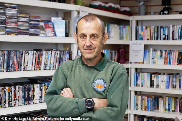 Paul Thomas, 66, manager of the Helping Hands charity chop in the town said the town was 'stagnant'