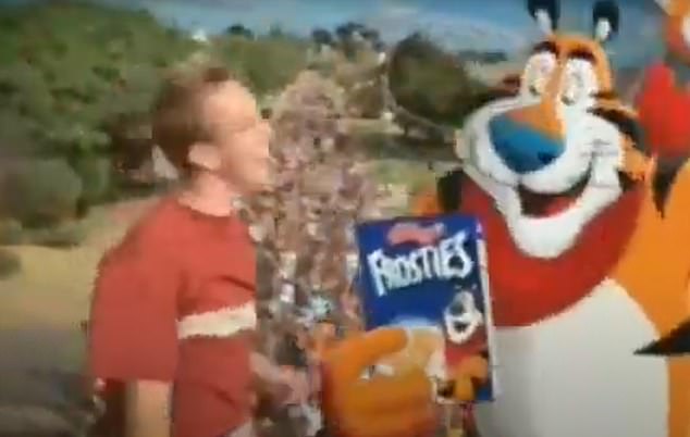 Children up down and the country had all seen the cereal brand's now infamous TV advert (pictured), released in 2006, which saw a young lad with spiked-up blonde hair singing a slightly grating jingle