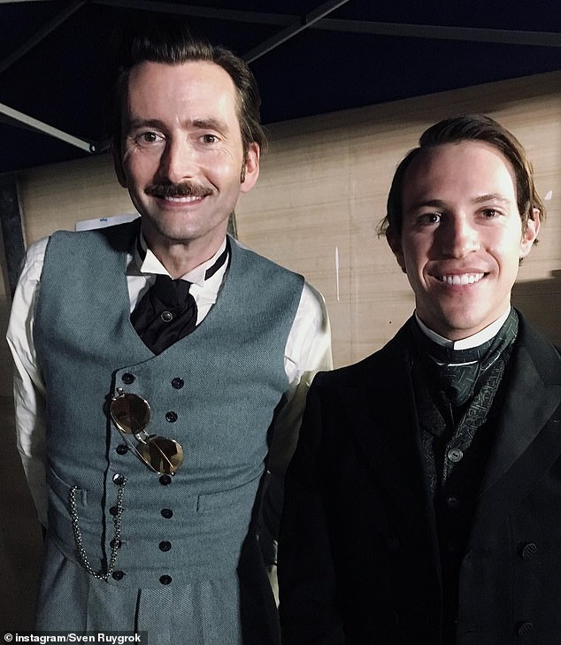 Sven (right) also had a small part alongside David Tennant (left) in the 2021 BBC TV adaptation of Jules Verne's 1872 adventure novel Around The World In 80 Days