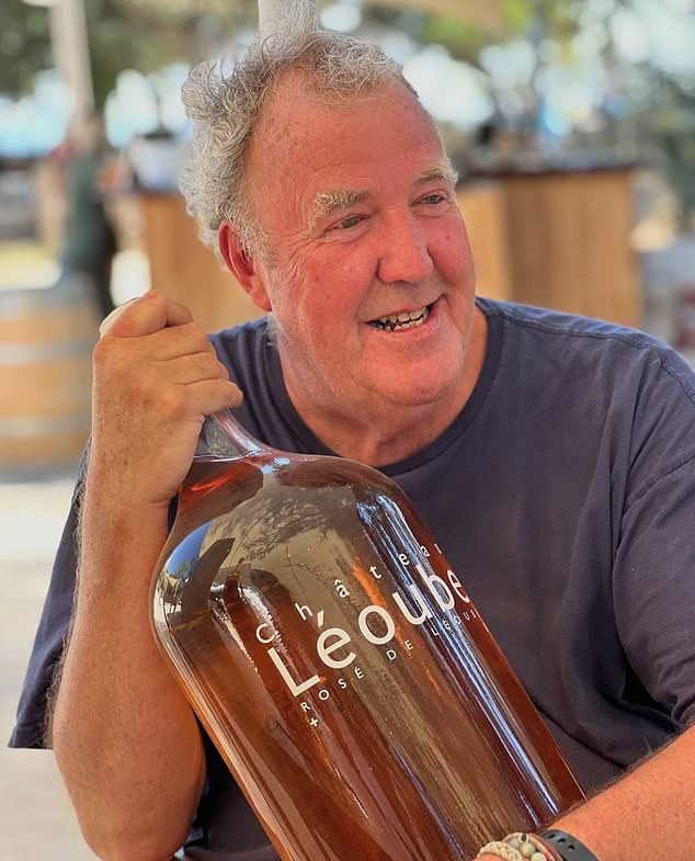 Jeremy has also cut back on alcohol but hasn't given it up altogether