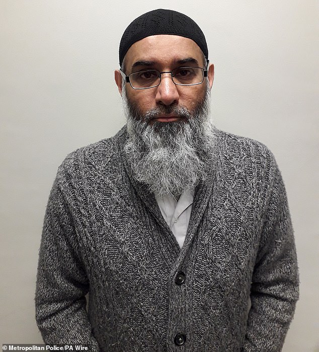 Notorious hate preacher Anjem Choudary (pictured) explained how Separation Centres, which houses a small number of the most radical terrorists actually benefit extremist inmates