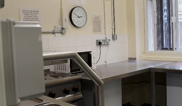 Cooking facilities in the separation unit at Frankland, where Hashem Abedi is serving 55 years