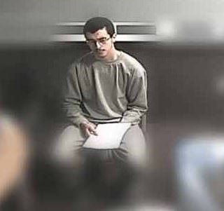 Police interviewing Hashem Abedi following the 2017 Manchester Arena terror attack