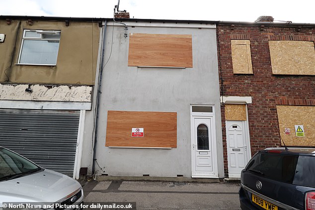 One derelict house goes to auction this month with a starting price of £1 - though the estate agency listing warns of a 'potential compulsory purchase order'